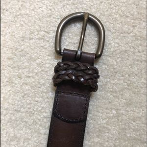 brown A&F belt